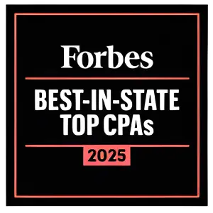 Forbes Best-In-State Top CPAs award 2025